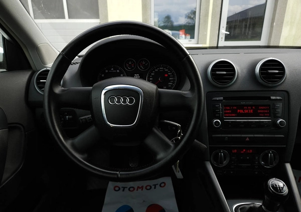 Audi A3 cena 34900 przebieg: 156000, rok produkcji 2010 z Gryfice małe 781